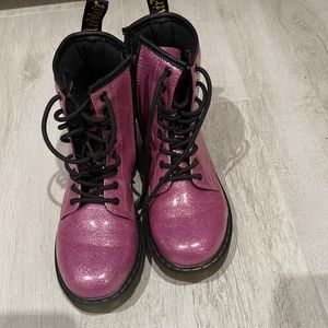 Dr. Marten sparkle pink kids boots size 4